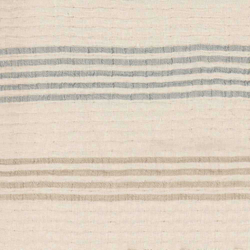 Breeze Stripe Blanket Swatch | Blue