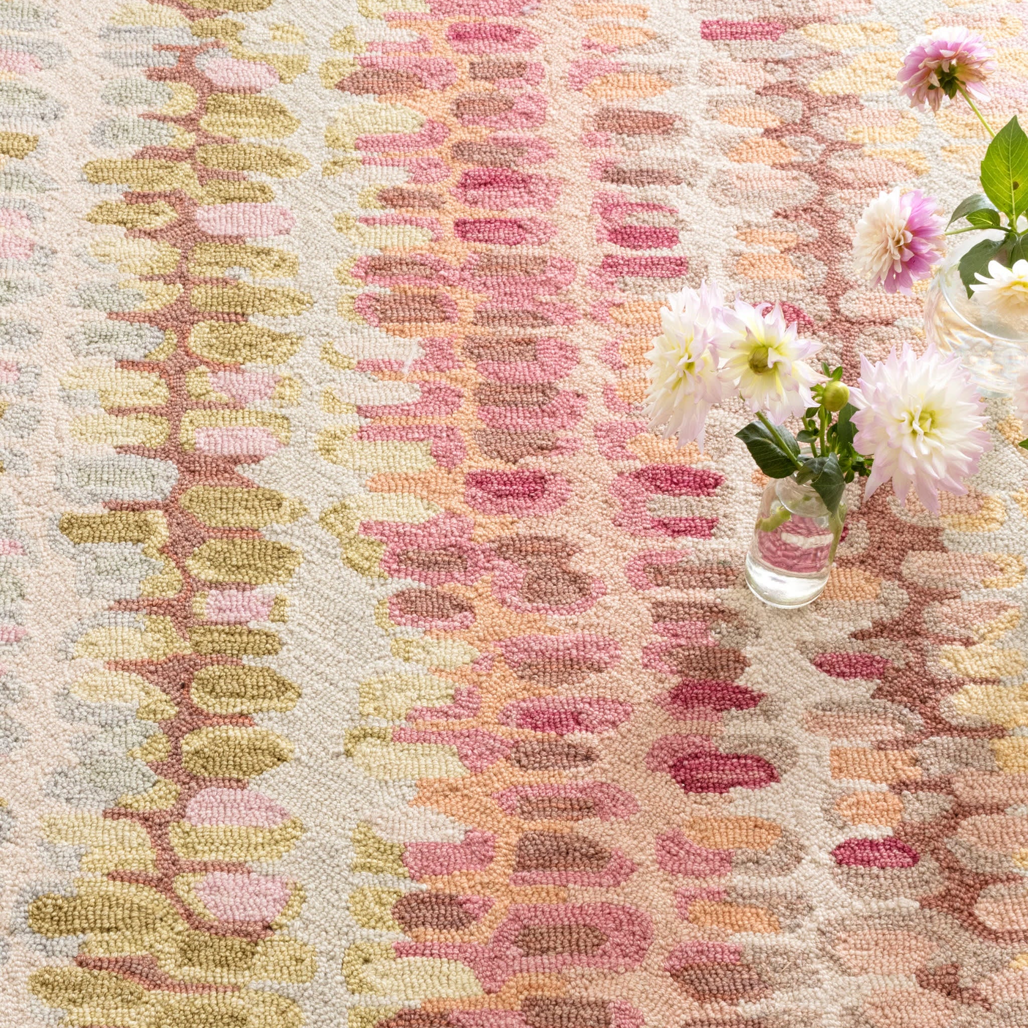 Paint Chip Hand Micro Hooked Wool Custom Rug | Pastel – Annie Selke