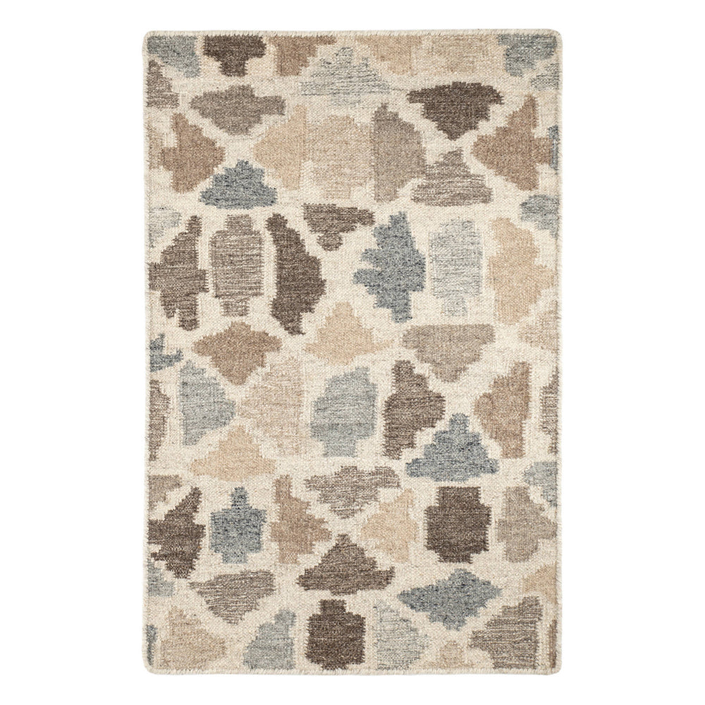 Rufus Stone Kilim Handwoven Wool Rug | Natural