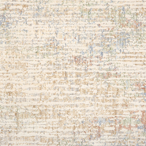 Calithra Modern Textured Custom Rug | Multi-Pastel