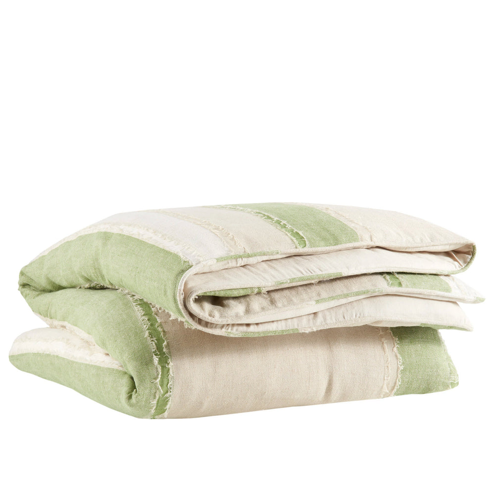 Moon Hills Linen Duvet Cover | Olive