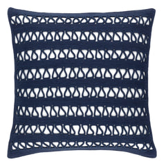 Lanyard Indoor/Outdoor Decorative Pillow Cover | Navy