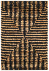 Kelan Handwoven Jute Rug | Black