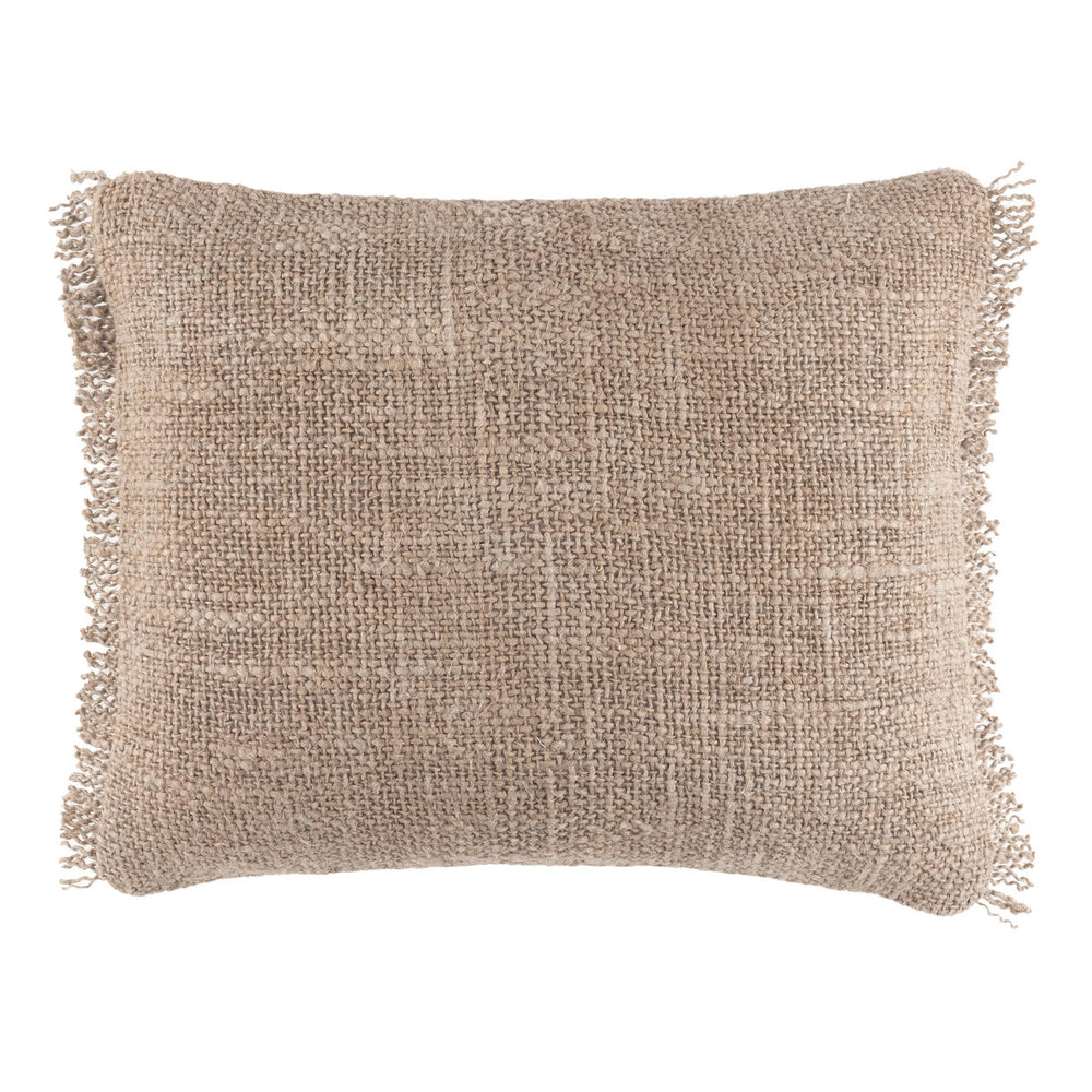 Griffin Linen Decorative Pillow Cover | Stone