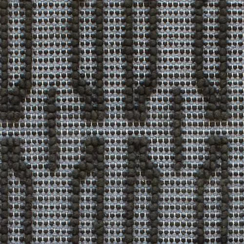 Campbell Handwoven Wool Rug Swatch | Iron