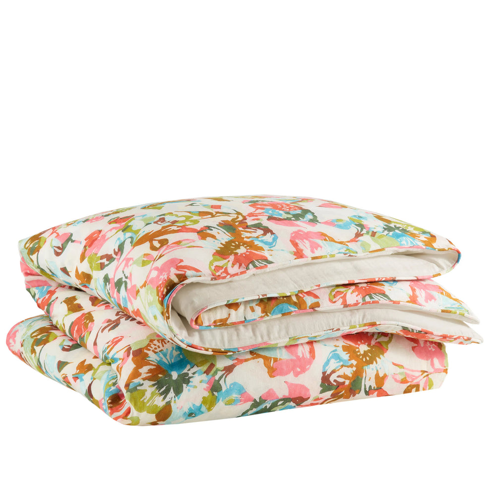 Bloom Linen Duvet Cover | Multi