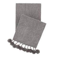 Bauble Chenille Throw | Grey