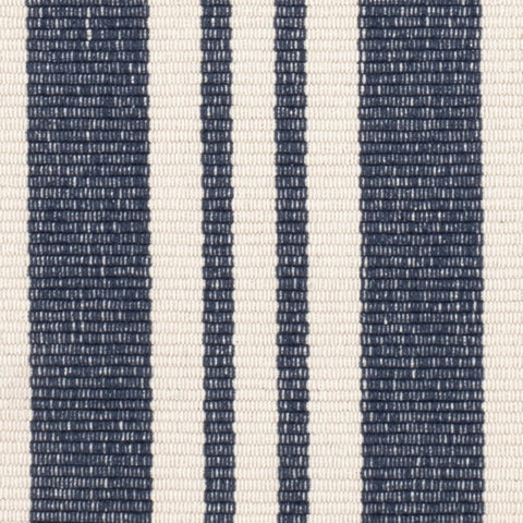 Irving Stripe Handwoven Cotton Rug Swatch | Ivory