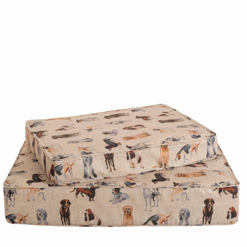 Doggy Duvet Dog Bed Cover | White