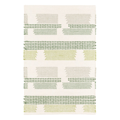 Tread Lightly Handwoven Cotton Rug | Green