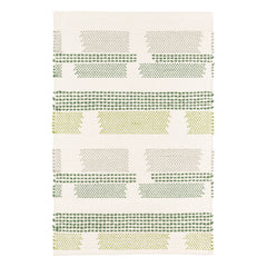 Tread Lightly Handwoven Cotton Rug | Green