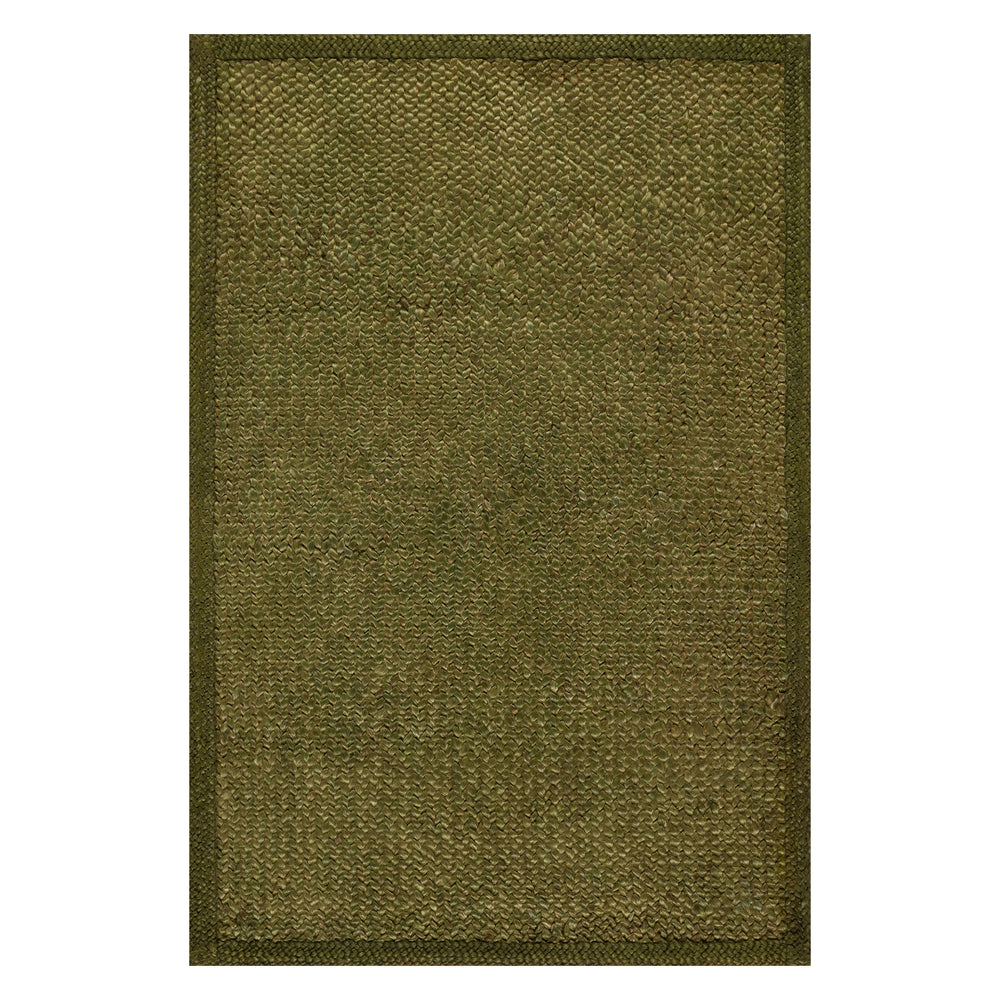 Thale Textured Handmade Jute Rug | Moss