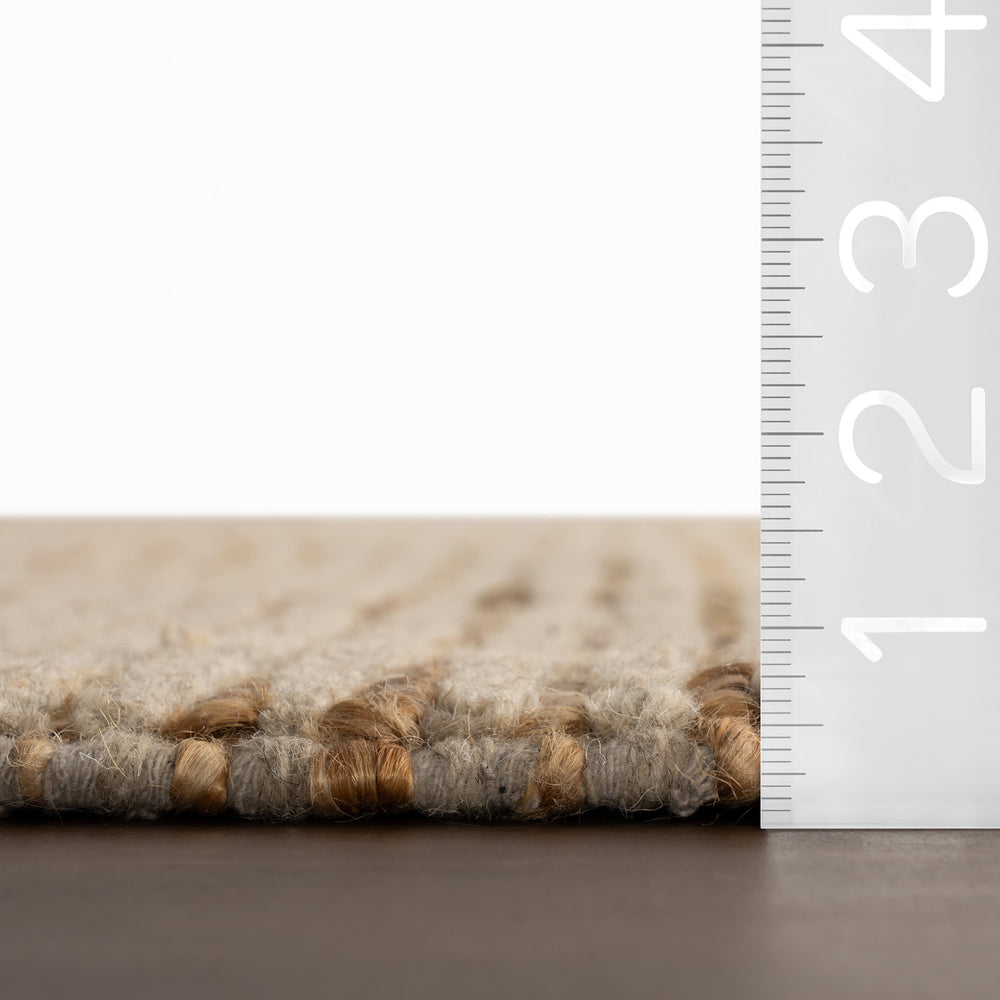 Vicart Modern Striped Bohemian Rug | Grey