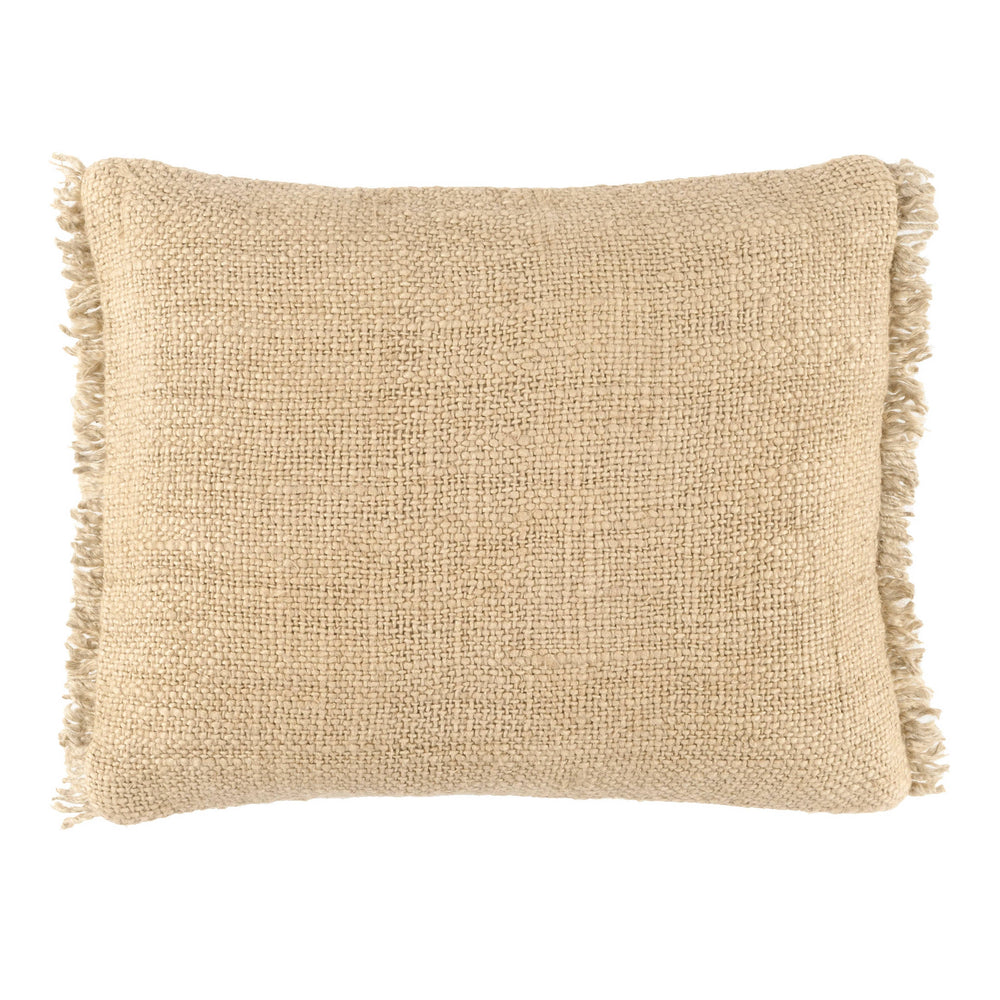 Griffin Linen Decorative Pillow Cover | Parchment