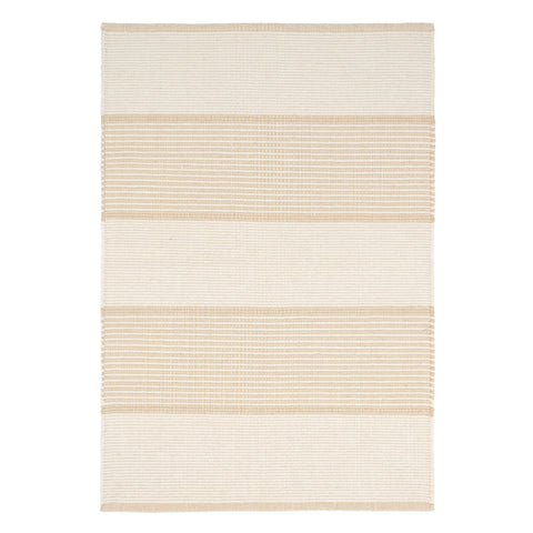 La Mirada Handwoven Cotton Rug | Wheat