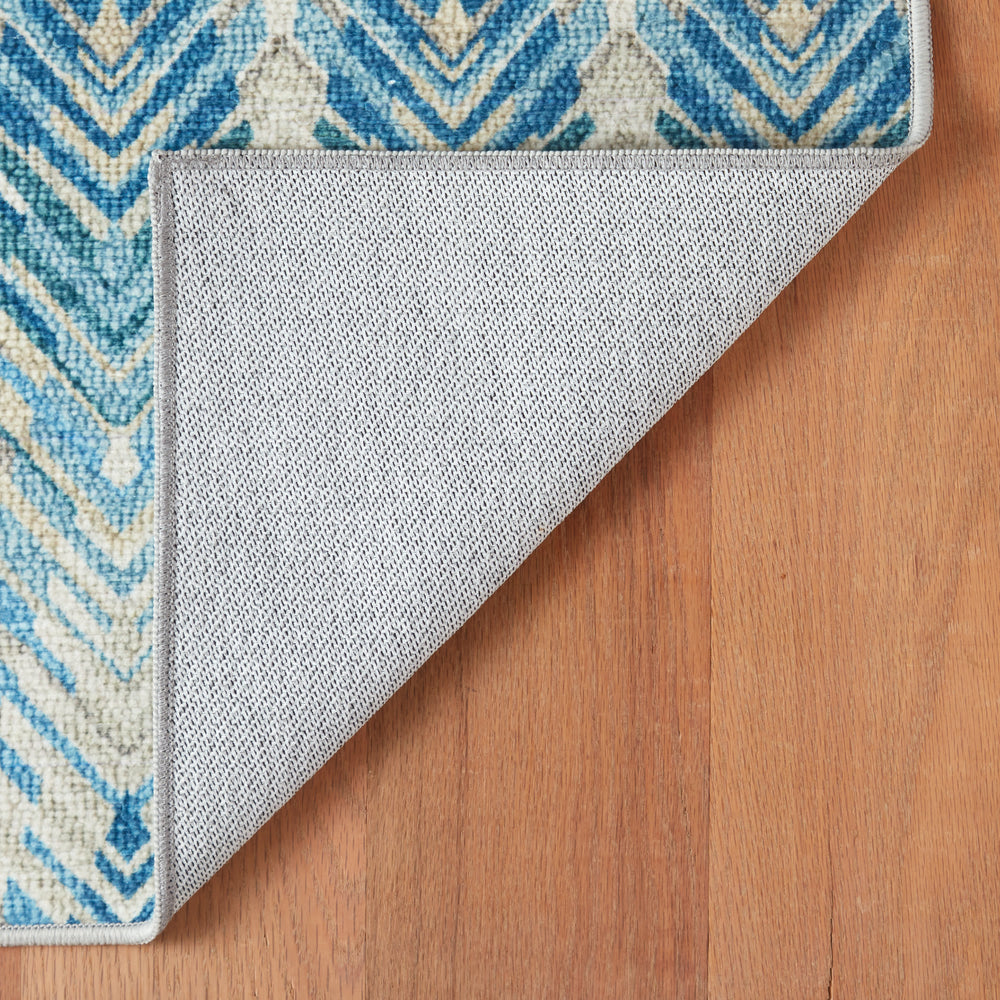 Seneca Machine Washable Rug | Blue