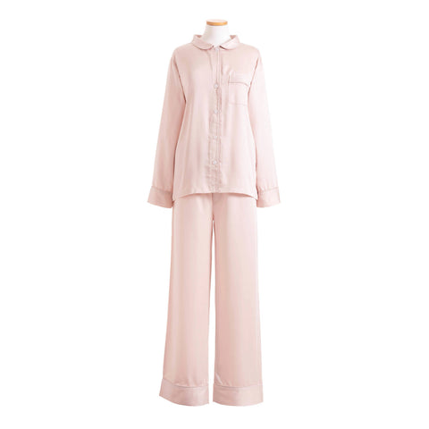 Silken Solid Pajama | Slipper Pink