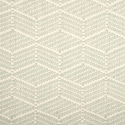 Vivi Chevron Woven Wool Custom Rug Swatch | Green