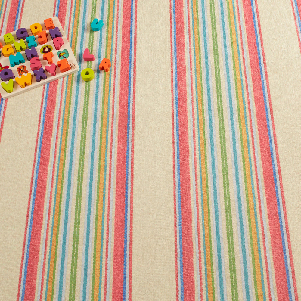 Cady Stripe Machine Washable Rug | Multi