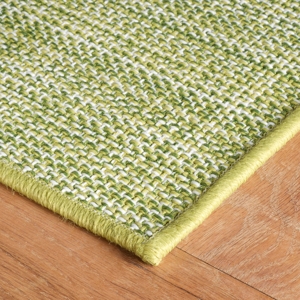 Lakeside Woven Indoor/Outdoor Custom Rug | Green