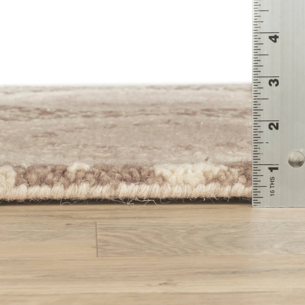 Medallion Hand Tufted Wool Rug | Grey