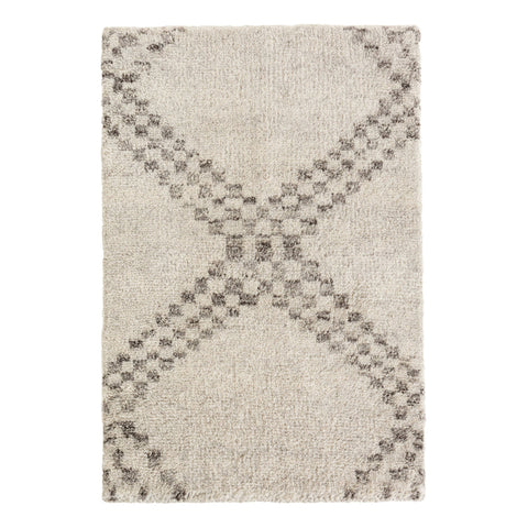 Zillah Hand Knotted Wool Rug | Grey