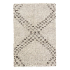 Zillah Hand Knotted Wool Rug | Grey