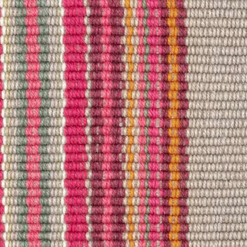 Road Runner Handwoven Indoor/Outdoor Rug Swatch | Pink