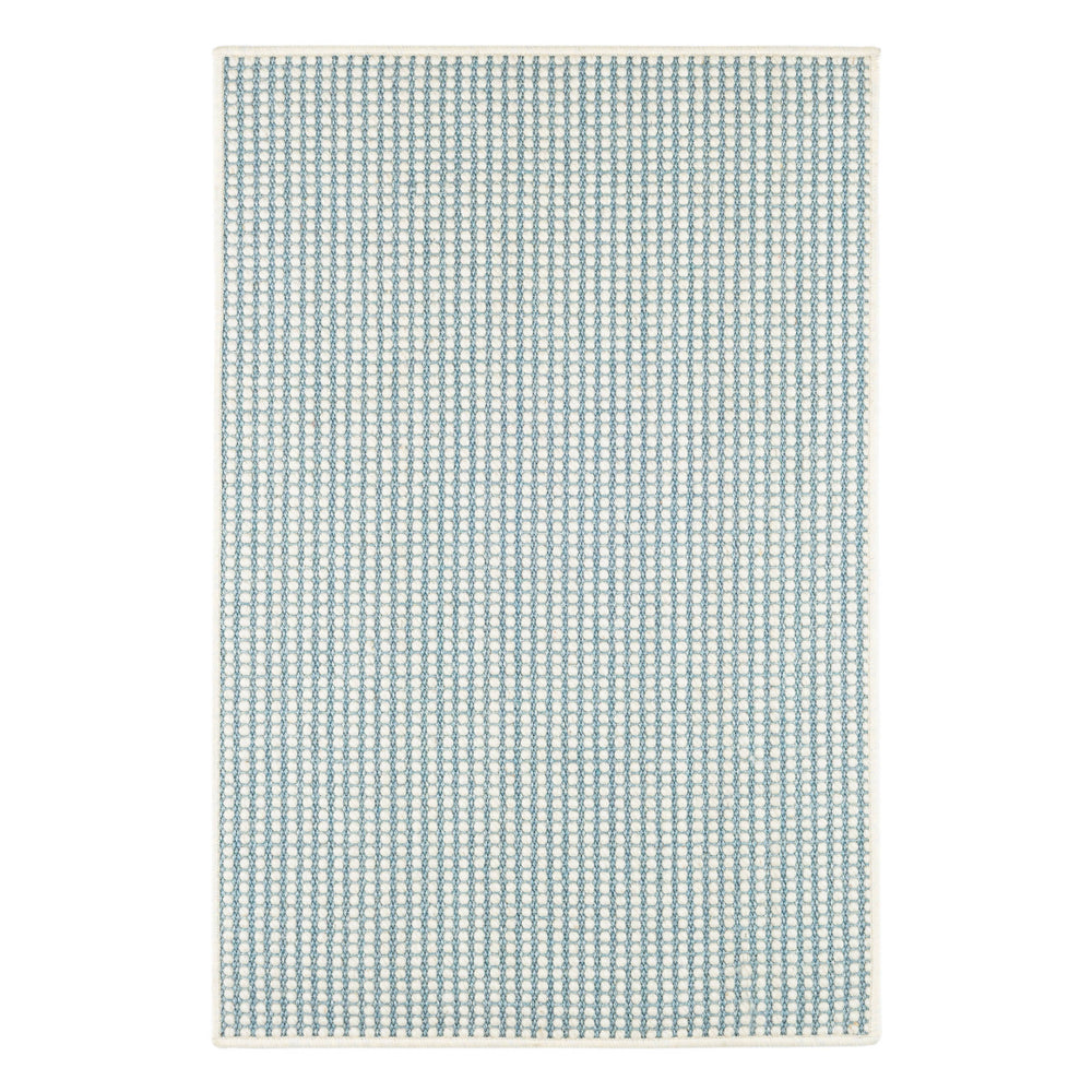 Pixel Woven Sisal/Wool Custom Rug | Sky