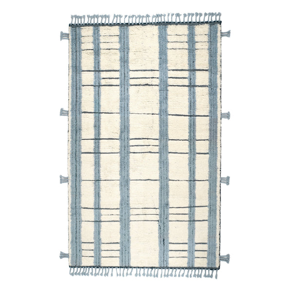 Tory Hand Knotted Wool Rug | Pewter Blue – Annie Selke