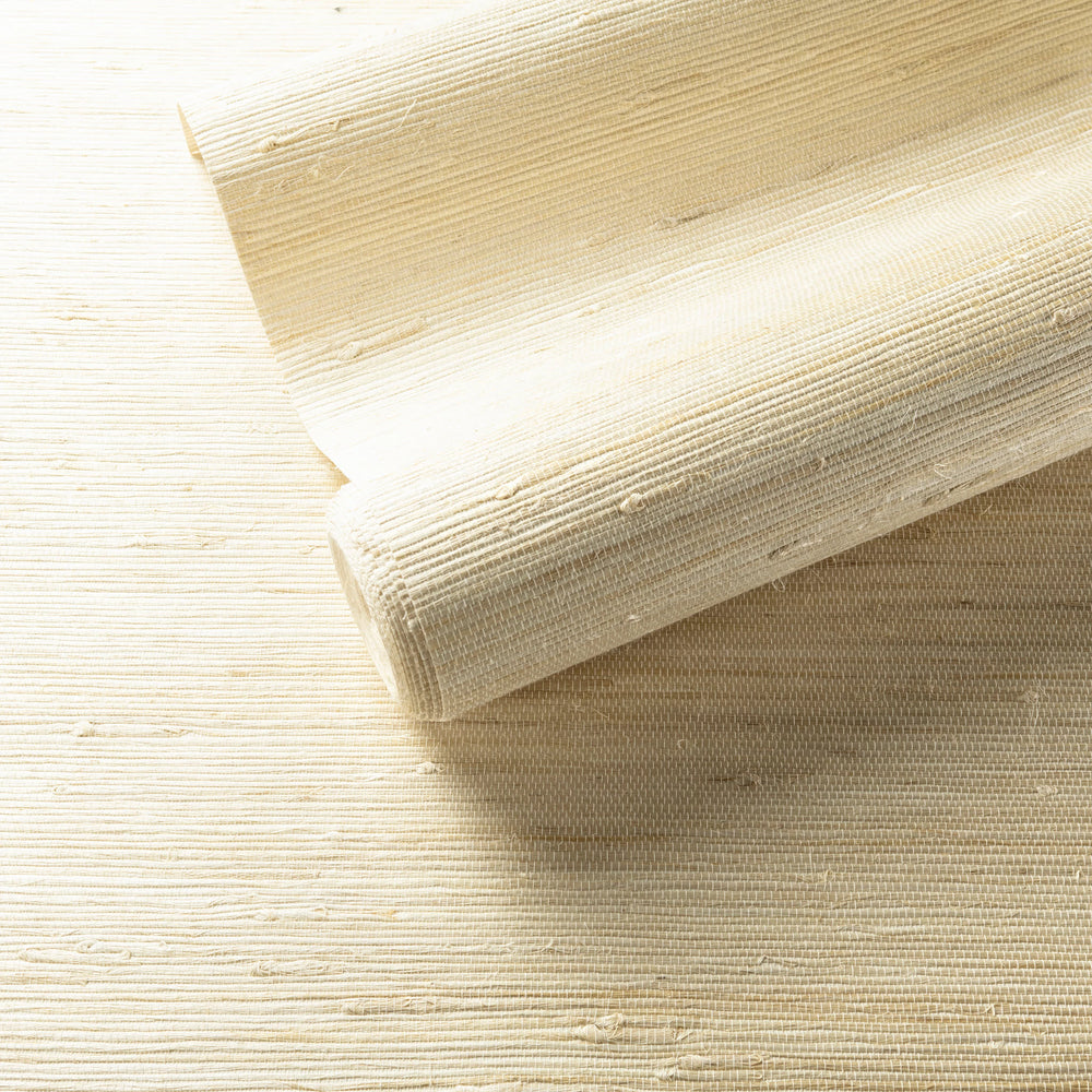 Fiji Grasscloth Wallpaper | Cream