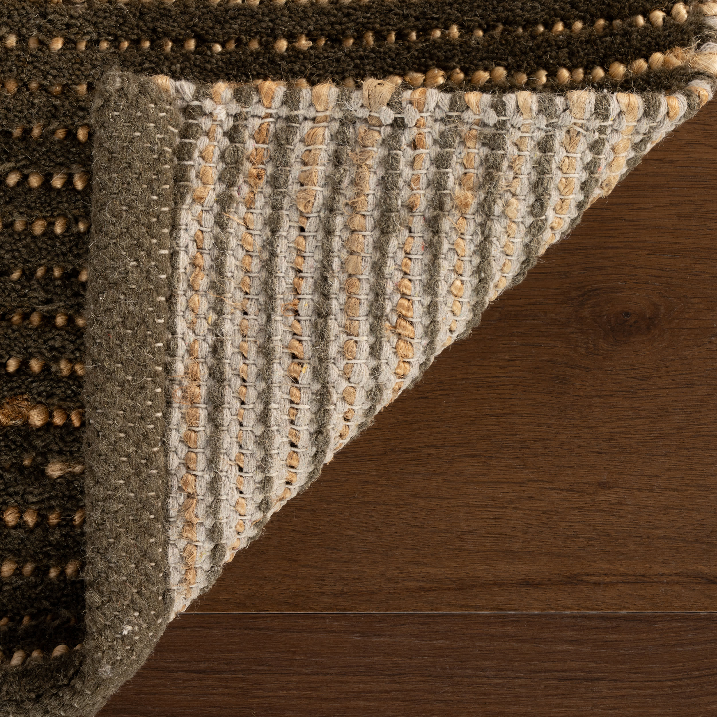 Vicart Modern Striped Bohemian Rug | Green – Annie Selke