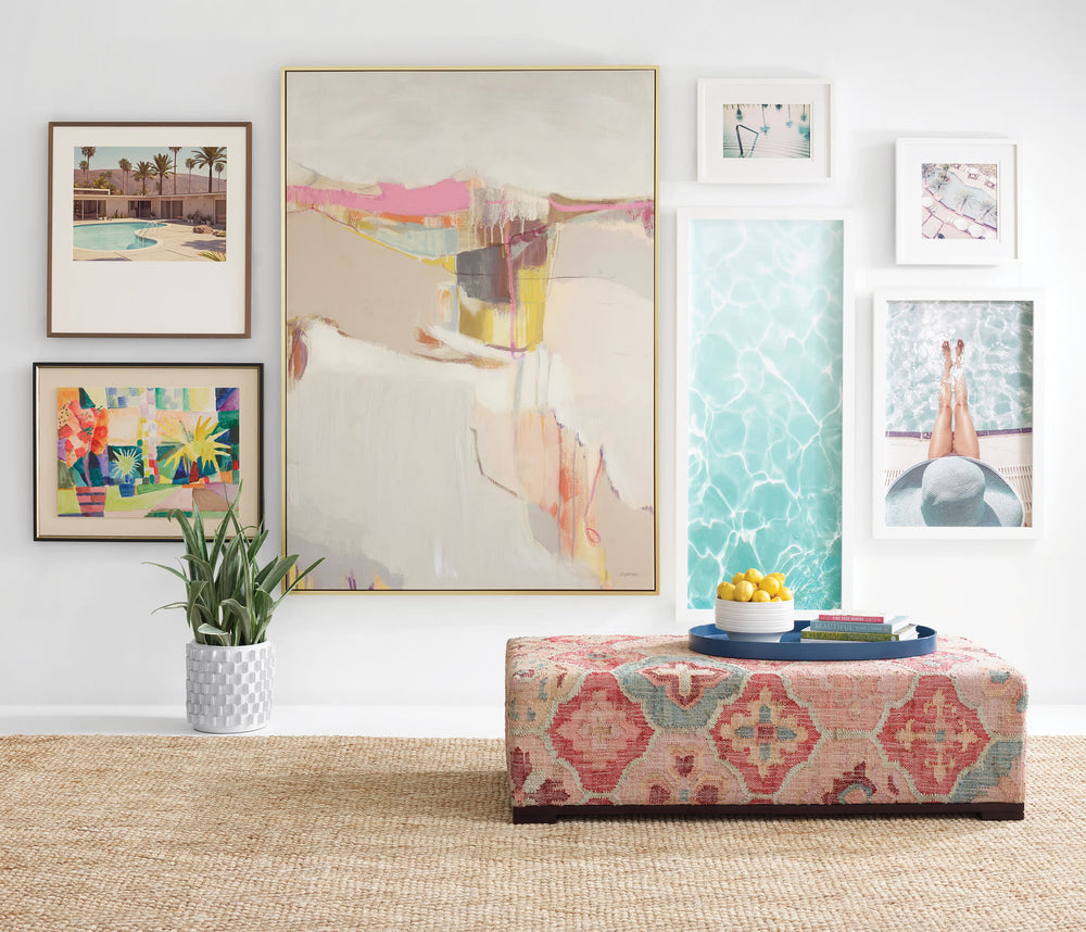 From Above Wall Art | Blue