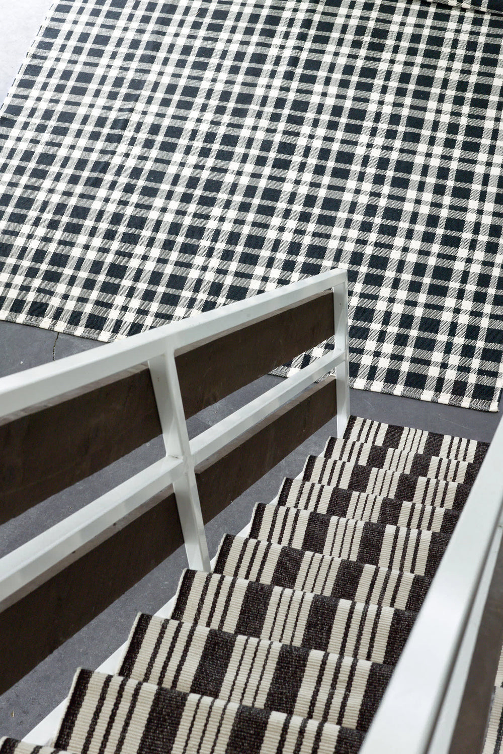 Birmingham Handwoven Cotton Rug | Black