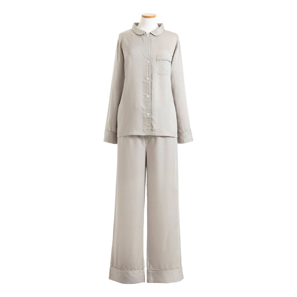 Silken Solid Pajama | Grey