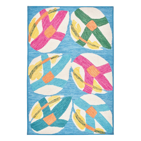 Lily Pad Machine Washable Rug | Spring