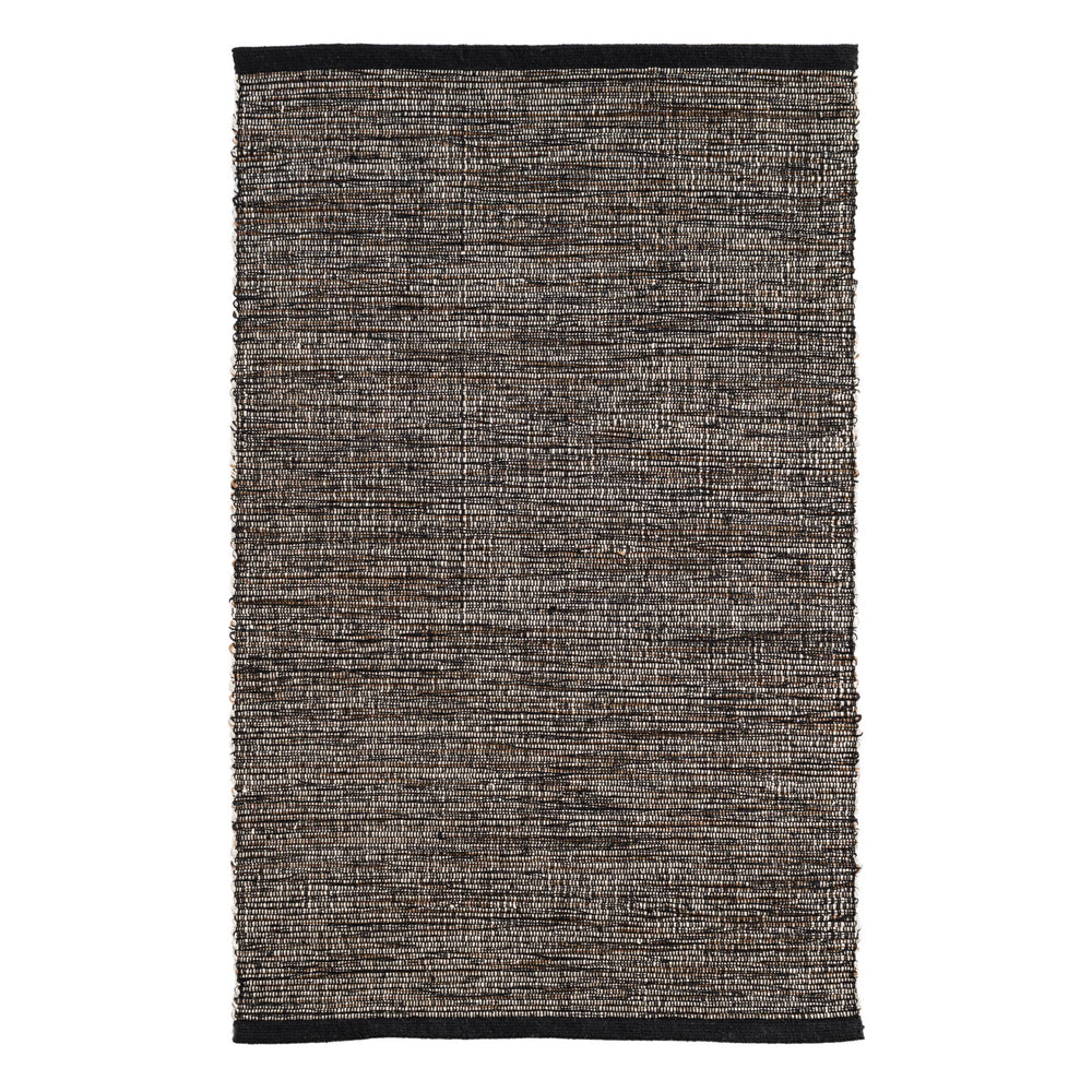 Lexington Handwoven Cotton Rug | Black/Brown