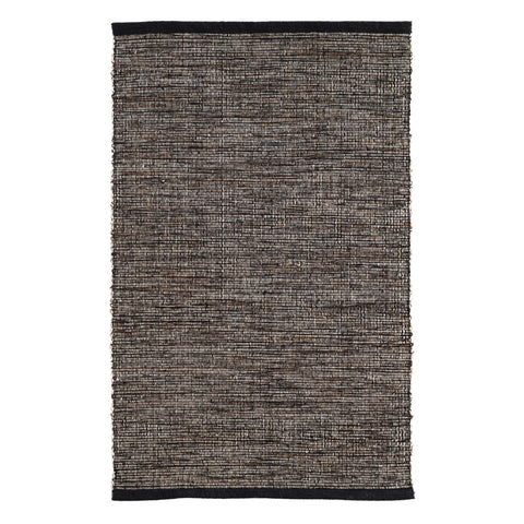 Lexington Handwoven Cotton Rug | Black/Brown