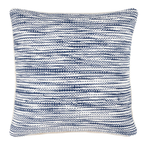 Tideline Indoor/Outdoor Decorative Pillow Cover | Navy