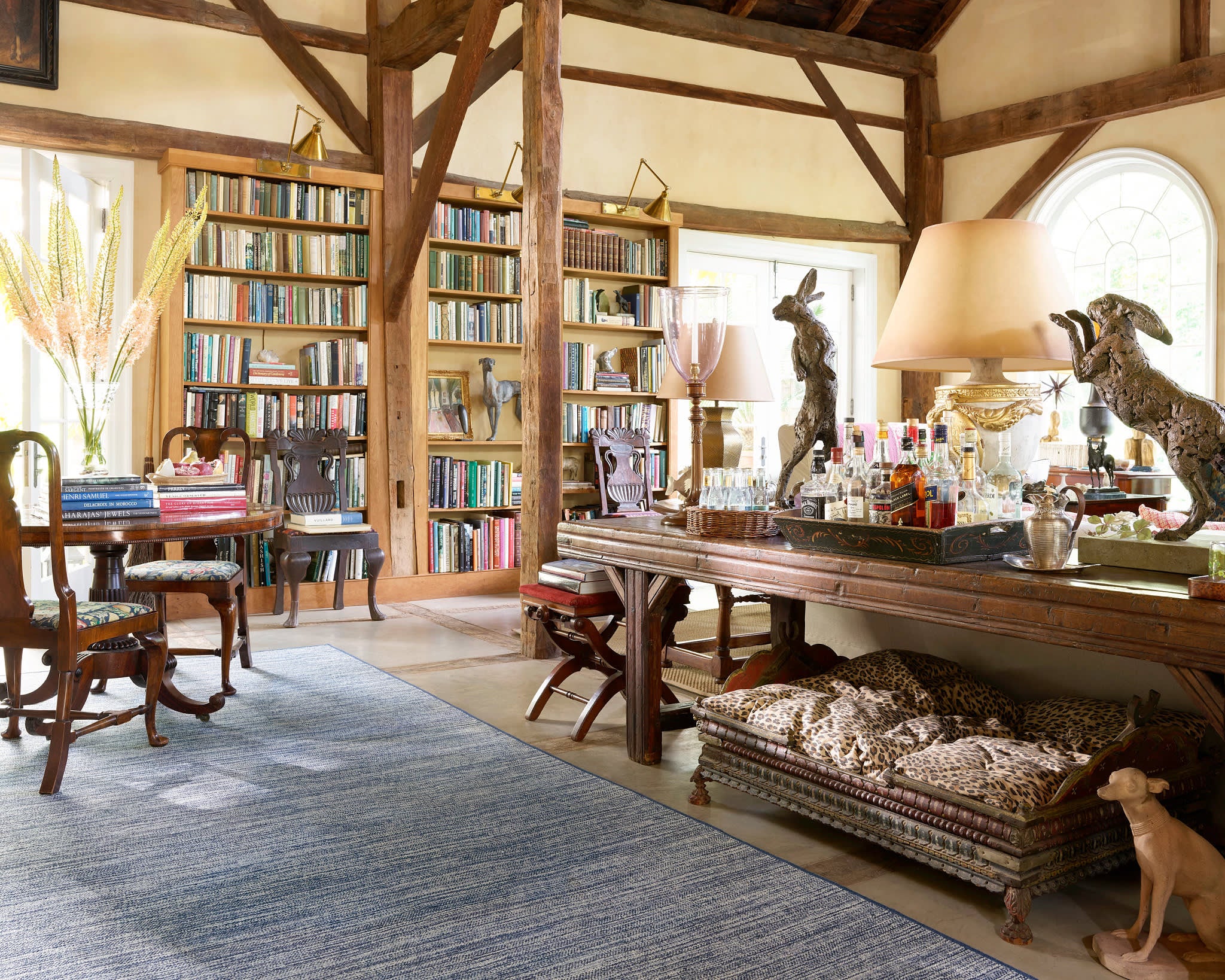 Bella Handwoven Wool Custom Rug by Bunny Williams | Navy – Annie Selke