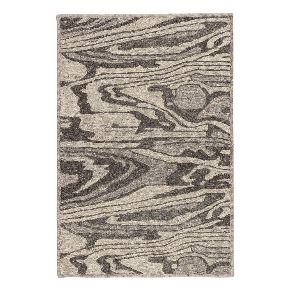 Weston Hand Micro Hooked Wool Custom Rug by Bunny Williams | Grey