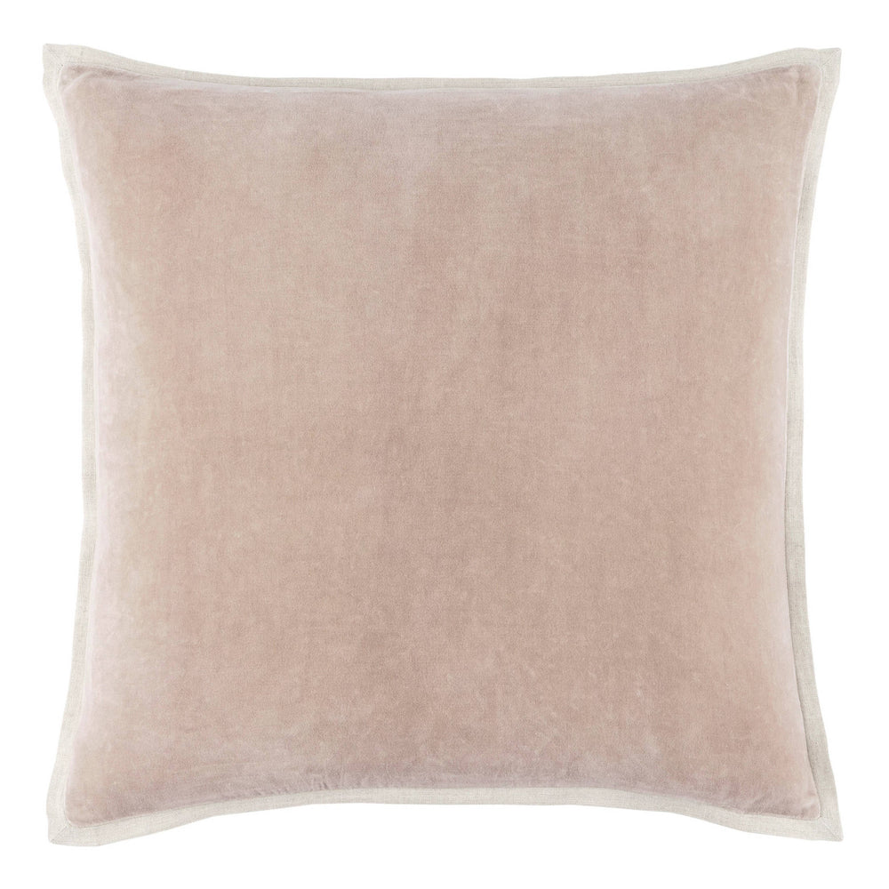 Gehry Velvet/Linen Decorative Pillow Cover | Stone
