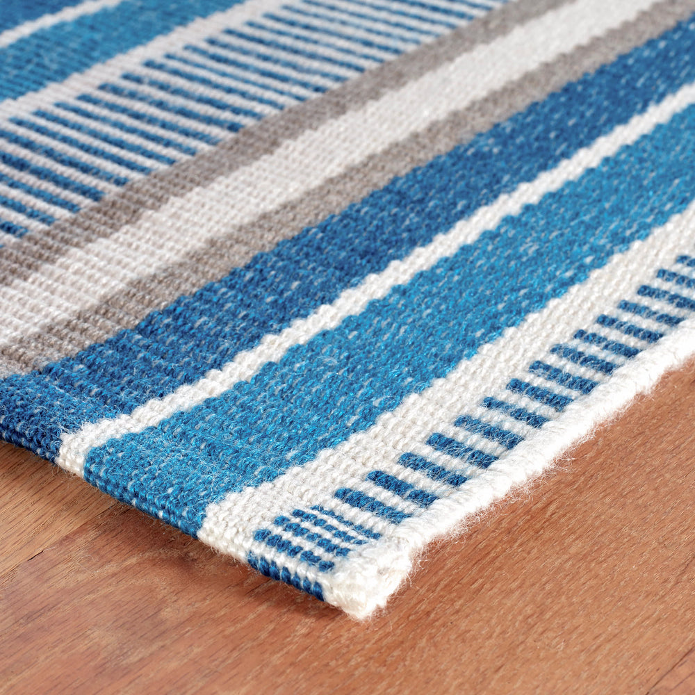 Always Greener Handwoven Indoor/Outdoor Rug | Navy/French Blue