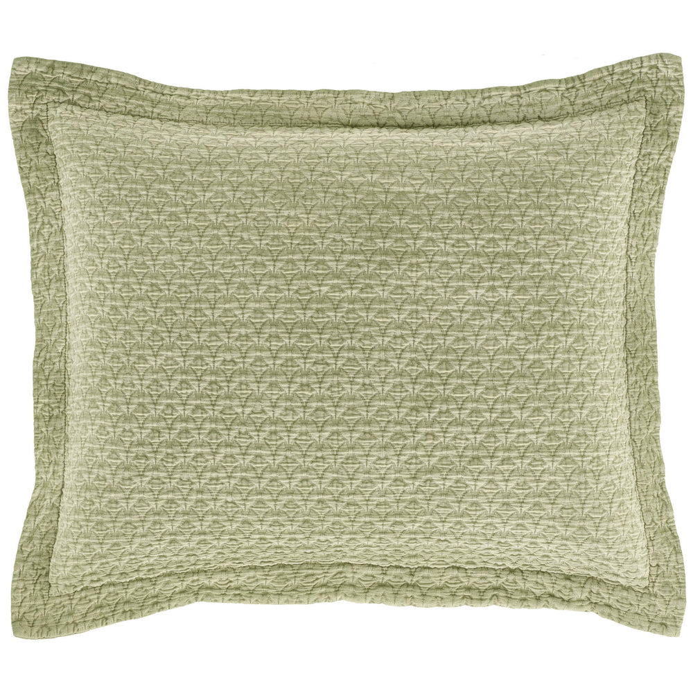 Hawley Matelasse Sham | Sage