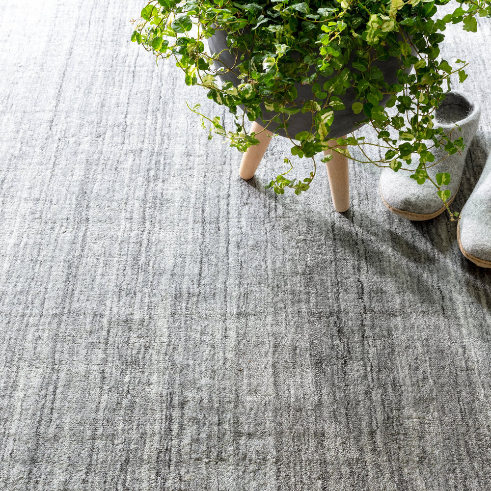 Nordic Hand Loom Knotted Performance Rug | Grey