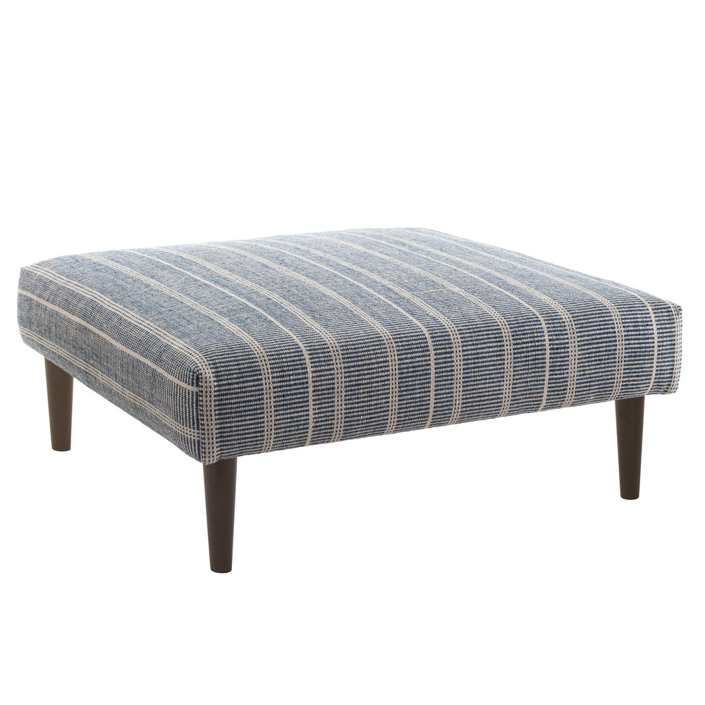 Samson PET Custom Rug Ottoman | Navy