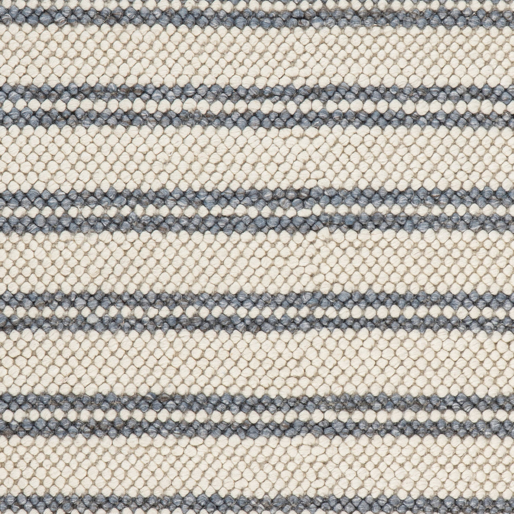 Venit Modern Striped Farmhouse Rug Swatch | Slate