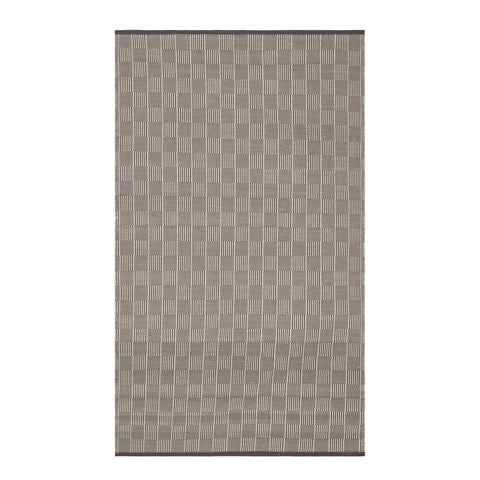 Squares Handwoven Indoor/Outdoor Rug | Grey