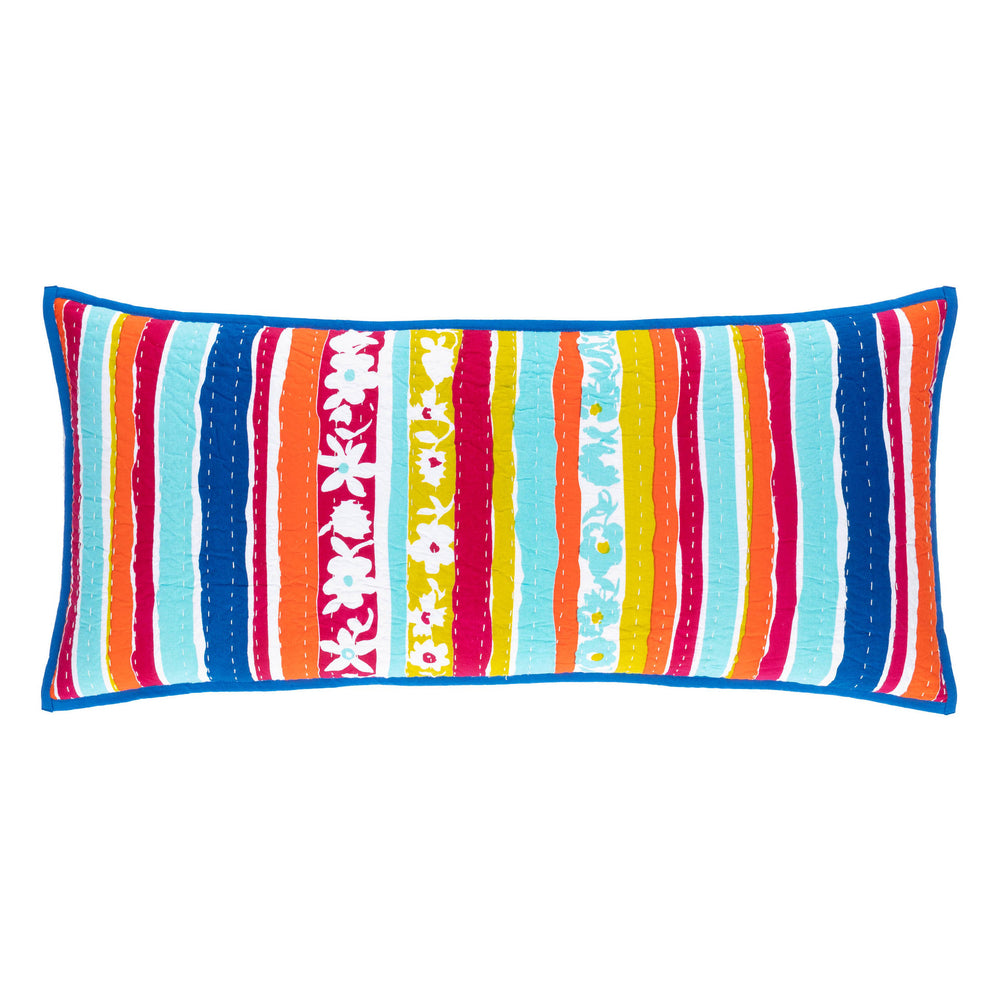 Happy Go Lucky Decorative Pillow Cover | Multi