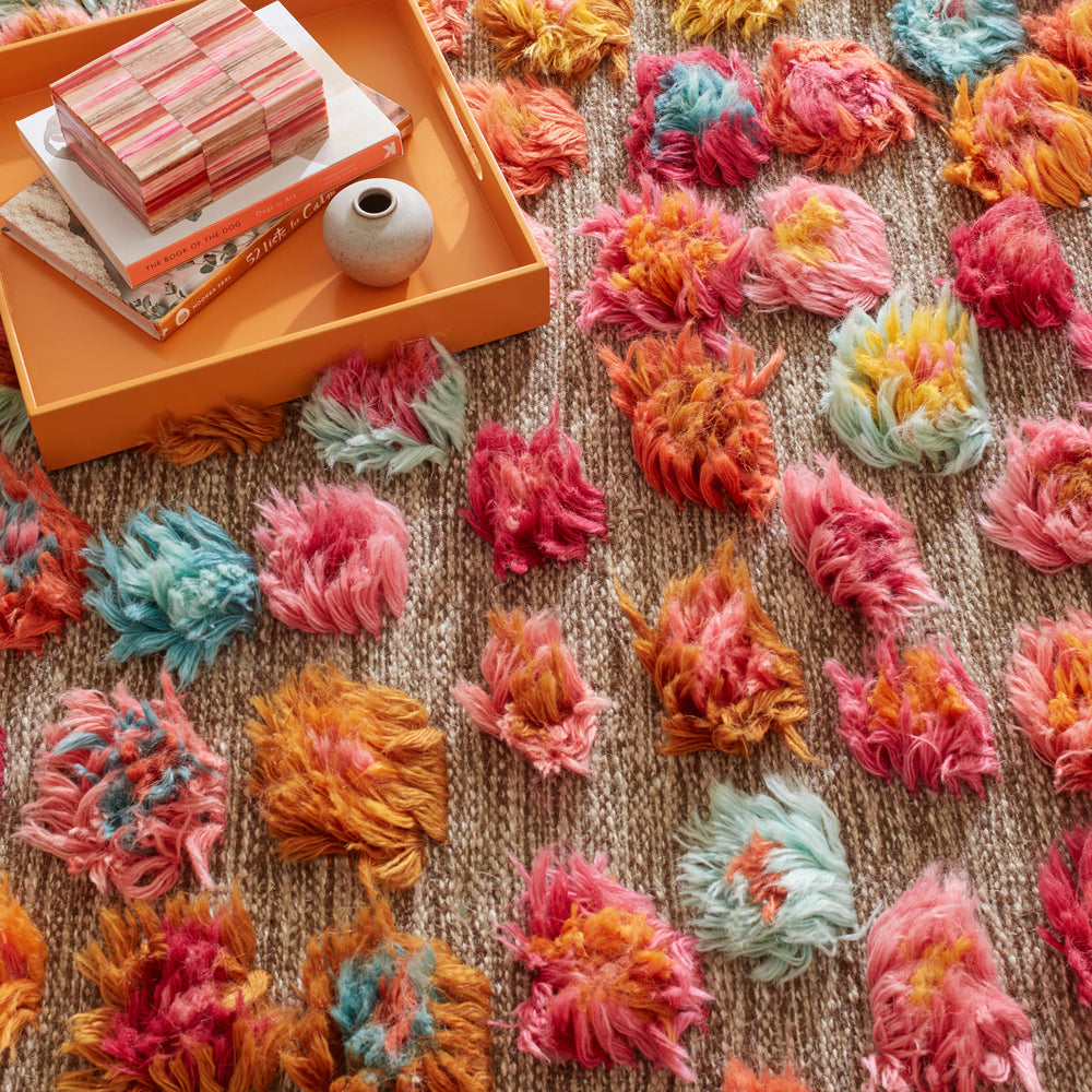 Party On Hand Knotted Wool Rug | Multi